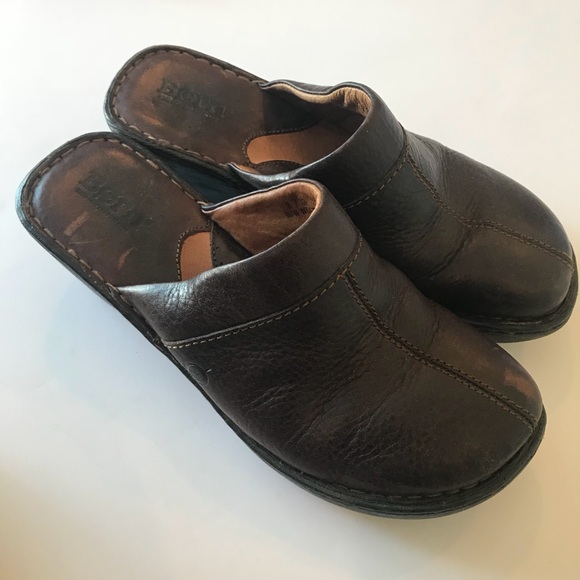 born leather slip on shoes